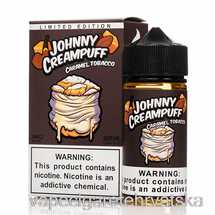 Vape Cigarete Caramel Tobacco - Johnny Creampuff - 100ml 3mg